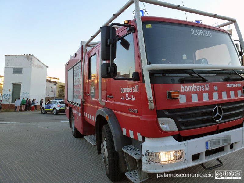 Una actuació dels Bombers a Palamós, en una imatge d'arxiu.