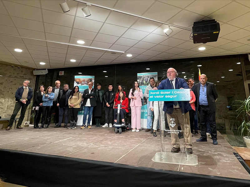 Jordi Soler repeteix com a candidat de Junts per Catalunya per revalidar l'alcaldia de Calonge i Sant Antoni.