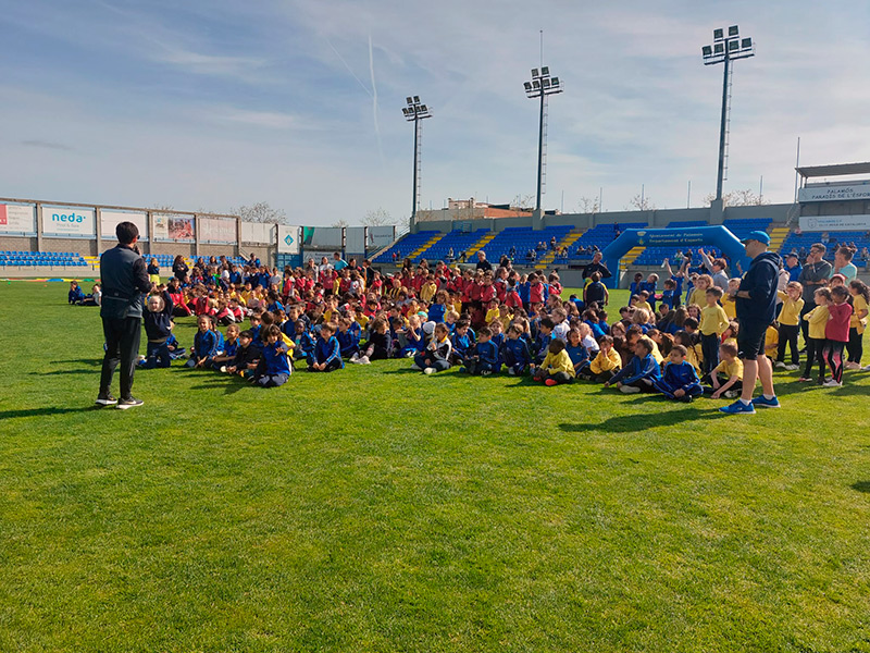 Aquesta setmana els alumnes de primària de Palamós participen en el 29è Cros Escolar. (Foto: Ajuntament de Palamós).