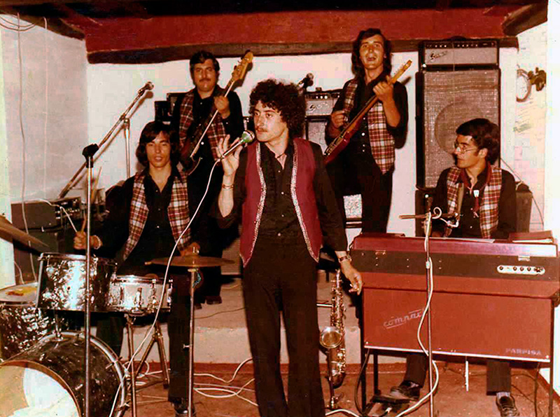 Imatge d'arxiu de la formació palamosina Punto Rojo. (Foto: Club de Fans dels 60's, 70's i 80's).