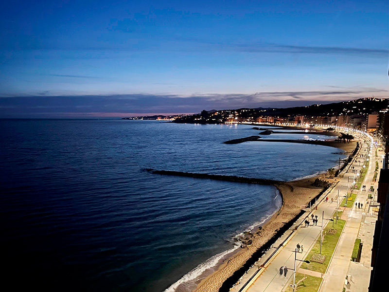 Vista aèrea de les platges de Sant Antoni. (Foto: Ajuntament de Calonge i Sant Antoni).