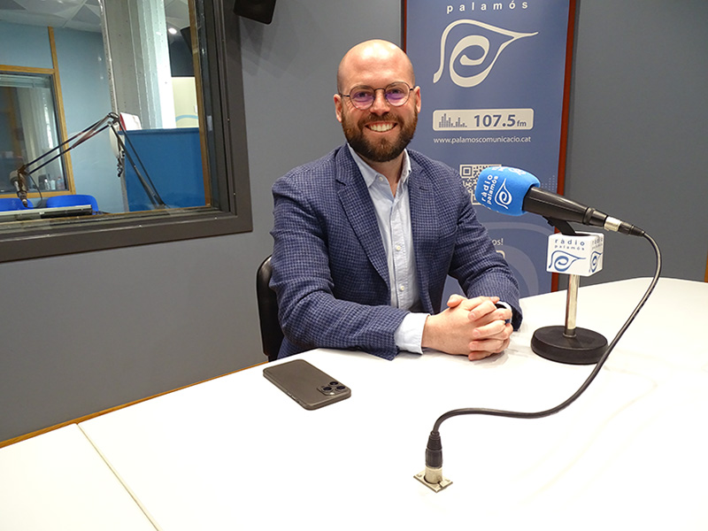 El regidor de Junts x Catalunya Palamós i Sant Joan, Raimon Trujillo.