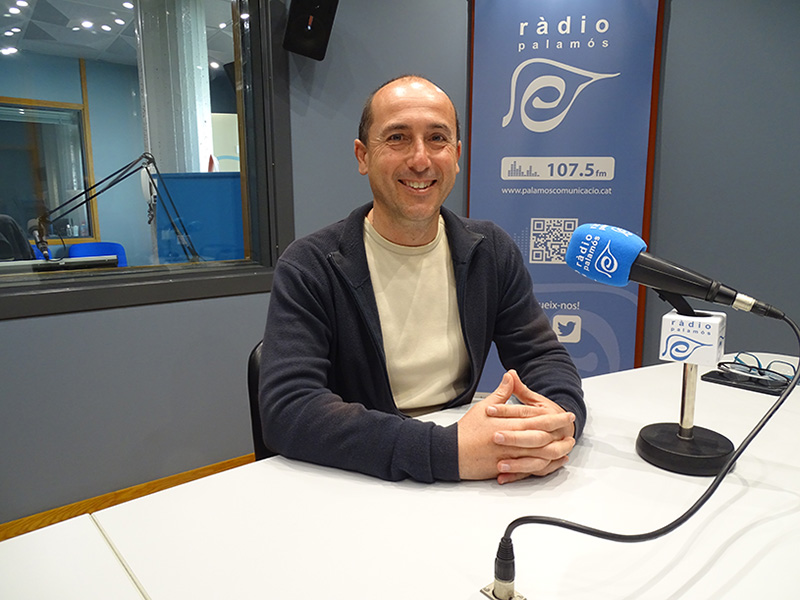 L'alcalde de Palamós, Lluís Puig, en el decurs del programa 