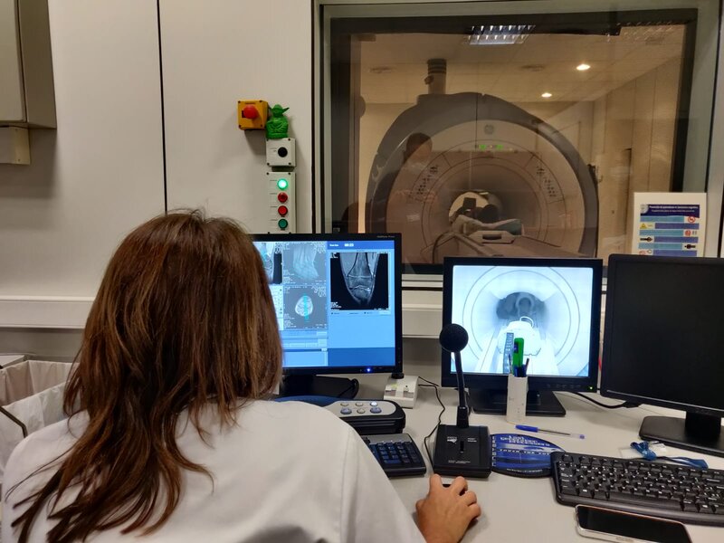 El servei de ressonància magnètica de l'hospital de Palamós. (Foto: SSIBE).