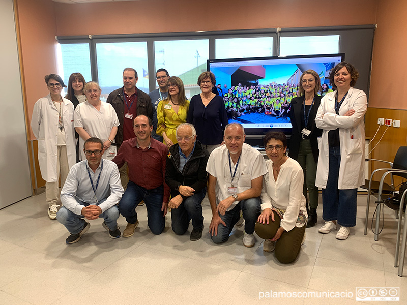 Reconeixement de SSIBE a la Fundació Oncolliga pel donatiu rebut gràcies a l'Oncotrail.