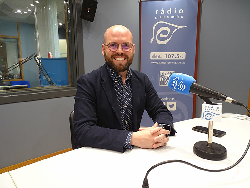El regidor de Junts x Catalunya Palamós i Sant Joan, Raimon Trujillo.