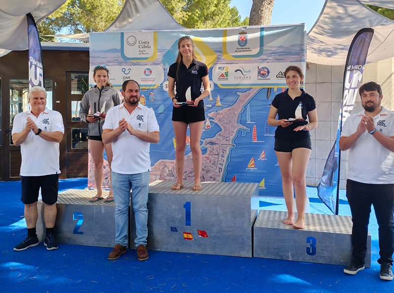 Emma Collins, subcampiona d'Espanya de la classe Europa. (Foto: Club Nàutic Costa Brava Vela Palamós)