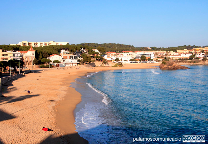 La platja de La Fosca de Palamós, en una imatge d'arxiu.