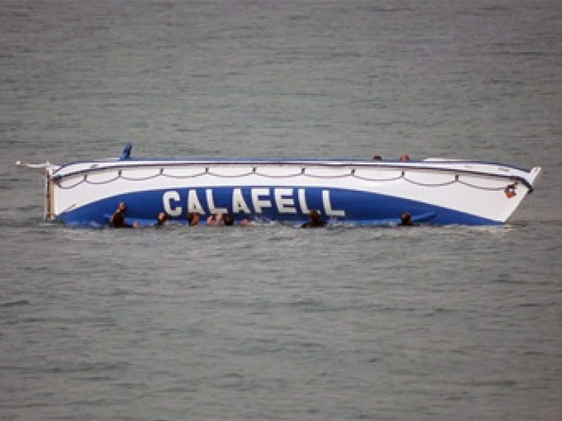 El bot salvavides 'Calafell' farà una demostració al 'Terra de Mar'. (Font: Ajuntament de Palamós).