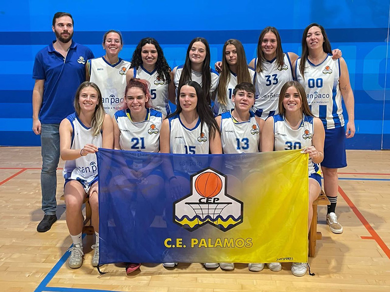 El sènior femení del CE Palamós va perdre aquesta jornada a la pista del Cassanenc. (Foto: CE Palamós).