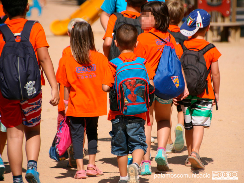 Activitats al Casal d'Estiu de Palamós, en una imatge d'arxiu.