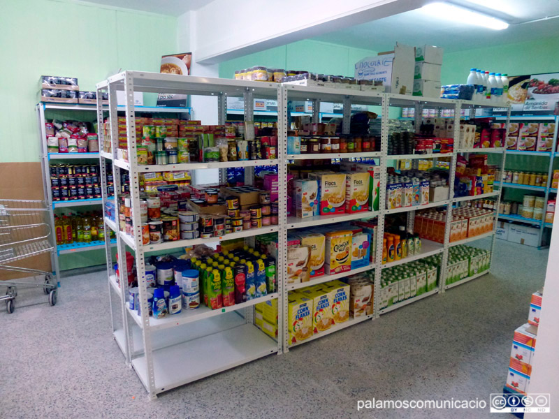 L'Espai de Distribució d'Aliments 'Albert Castejón' ha prestat ajuda a més de 1.500 famílies de Palamós des de la seva creació.