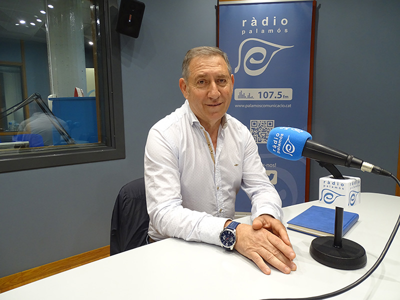 El president del Palamós Club de Futbol, Toni Heras.