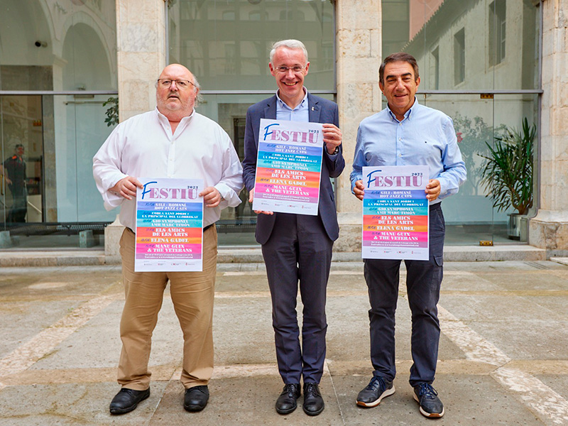 La presentació del F'Estiu de Calonge i Sant Antoni s'ha fet avui a la Diputació de Girona. (Foto: Eddy Kelele).