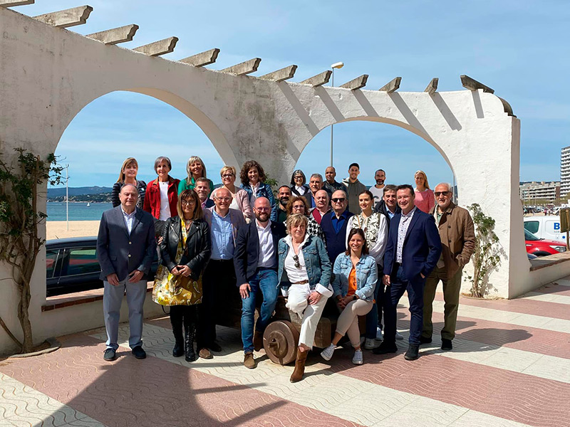 La candidatura de Junts per Catalunya Palamós i Sant Joan. (Foto: Junts per Catalunya).