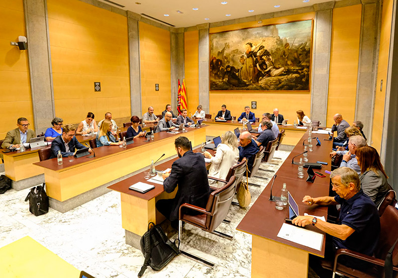 Imatge de la darrera sessió del Ple de la Diputació de Girona. (Foto: Diputació de Girona).