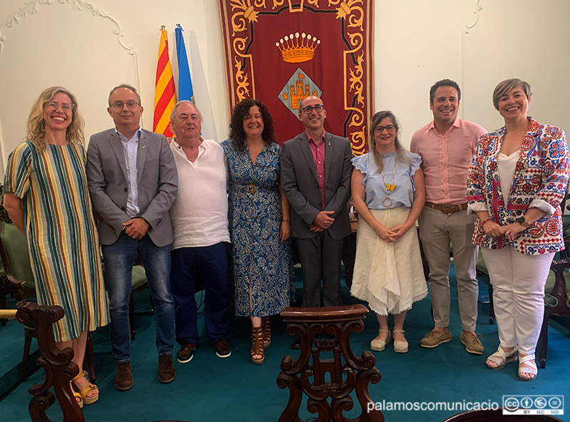 Els regidors i regidores de l'equip de govern de Palamós.