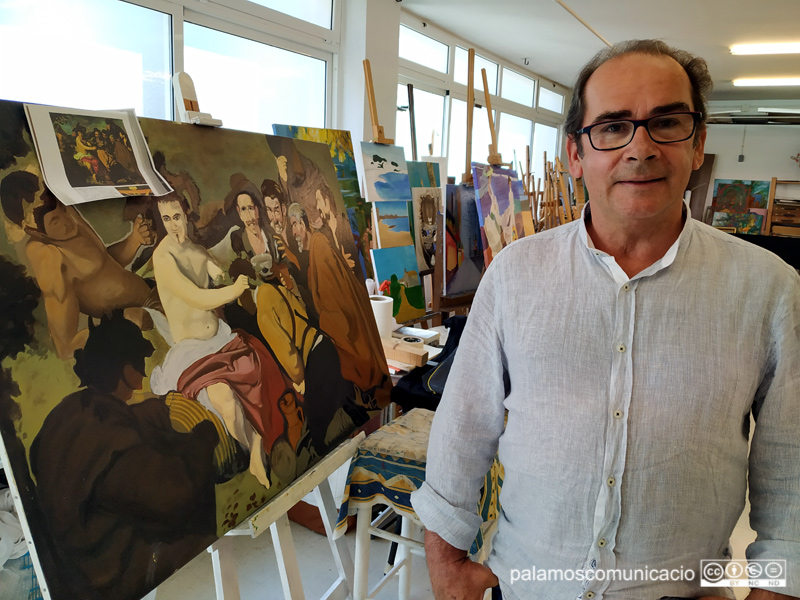 El pintor palamosí Martí Colls.