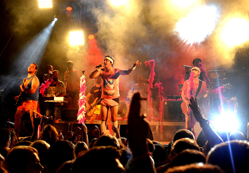 El concert de l'Orquestra Di-versiones ha estat un dels plats forts de la Festa Major de Calonge. (Foto. Orquestra Di-versiones).