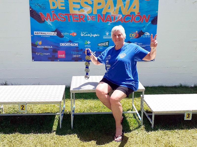 La nedadora del Club Natació Palamós, Roser Castillo. (Foto: Club Natació Palamós).
