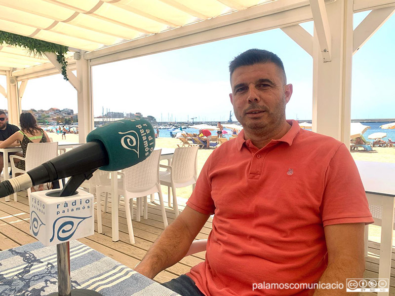 El director esportiu del Palamós CF, Albert Déu.