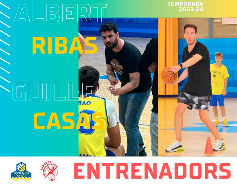 Albert Ribas i Guillem Casas seran els entrenadors del sènior femení del Club Esportiu Palamós.
