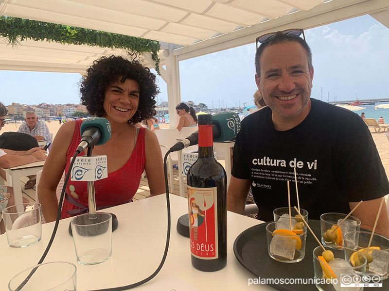 Clara Antúnez i Jaume Montanya, de La Gastronòmica, la passada setmana al 'Ple al 15'.