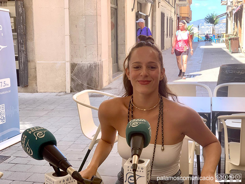 La ballarina palamosina Laia Lladó va passar aquesta passada setmana pel 'Ple al 15'.