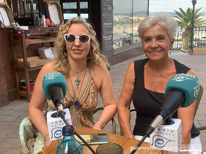 Mònica Planes i Isabel Castro, secretària i presidenta, respectivament, de l'Associació Monalisi.