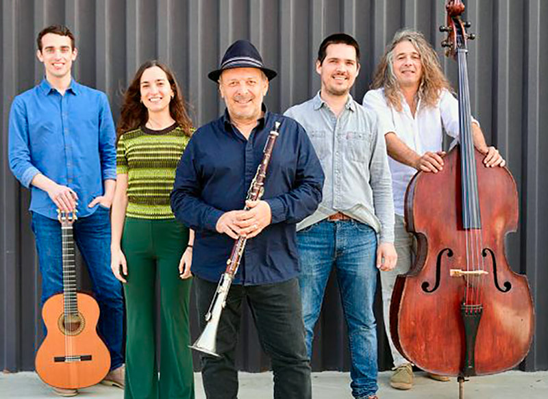 Jordi Molina Quintet avui en el festival 'Amb So de Cobla'. (Foto: Jordi Molina Quintet).