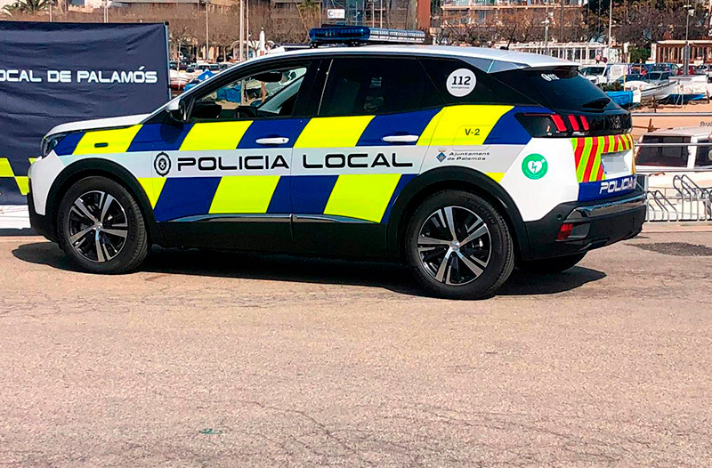 Un dels vehicles de la Policia Local de Palamós. (Foto: Ajuntament de Palamós).