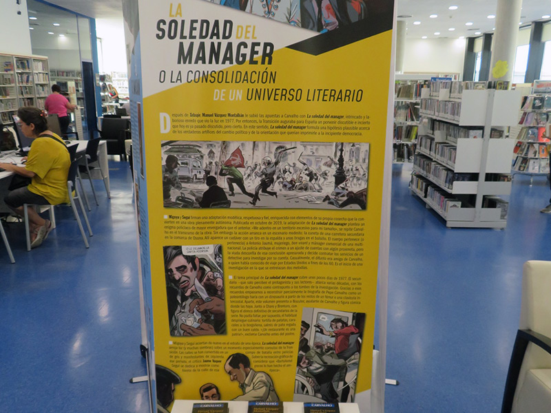 L'exposició es pot veure fins al dimarts 22 d'agost. (Foto: Biblioteca Lluís Barceló i Bou).