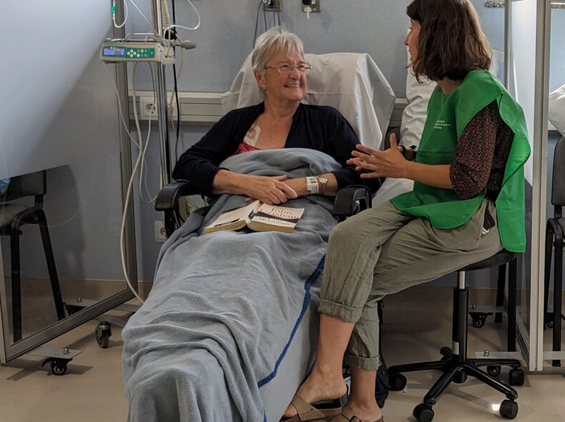 Voluntariat oncològic a l'hospital de Palamós. (Foto: SSIBE).