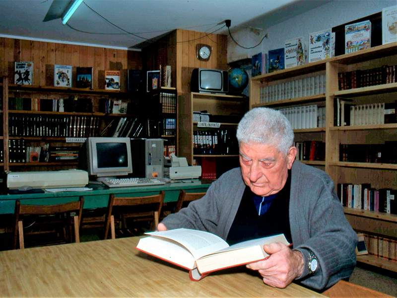Mossèn Gumersind Vilagran va morir el 2 d'octubre de 2004 als 90 anys. (Foto: Joan Serratosa).