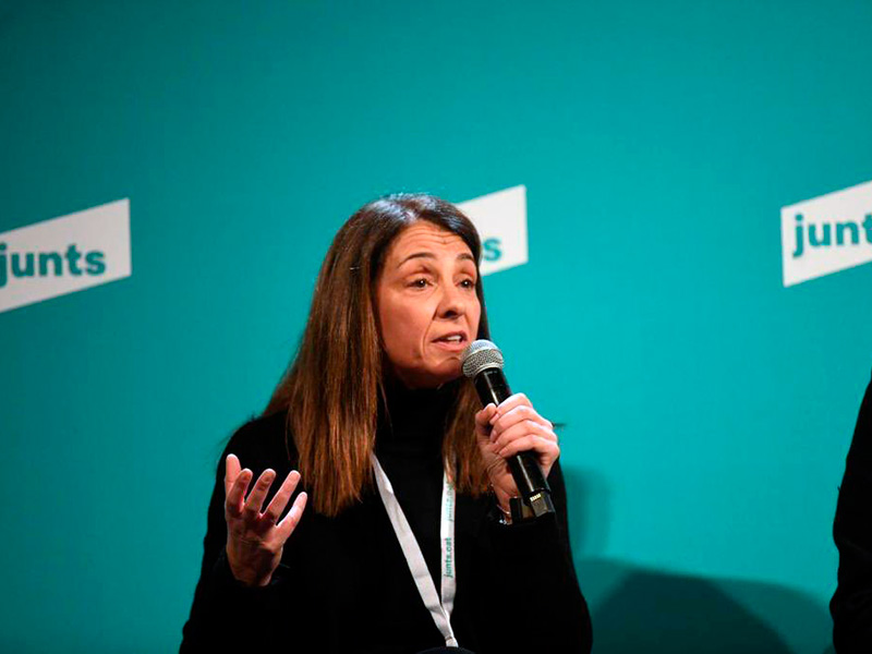 La presidenta de l'Associació Catalana de Municipis, Meritxell Budó. (Foto: twitter.com/meritxellbudo).