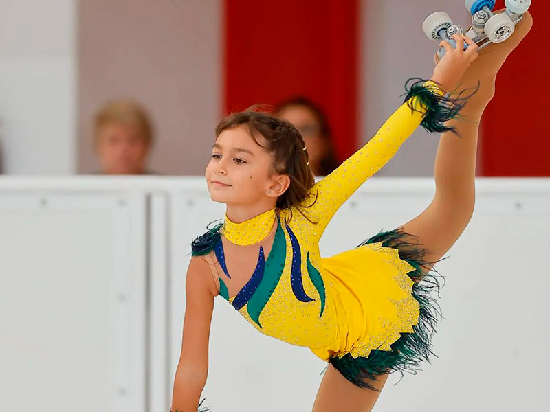 Cala Miquel, patinadora del Patinatge Club Palamós. (Foto: Patinatge Club Palamós).