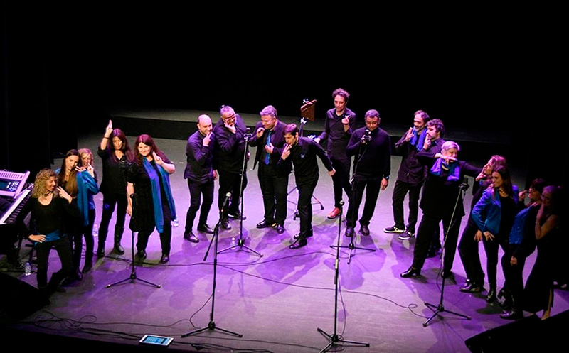 Fusions Grup Vocal i la Companyia ETC actuen demà a la Gorga. (Foto: Fusions Grup Vocal).