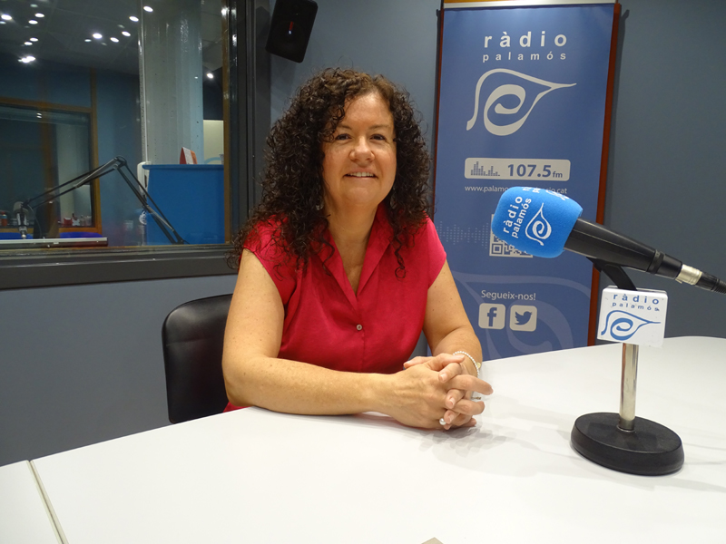 Raquel Gallego, regidora del grup socialista a l'Ajuntament de Palamós.