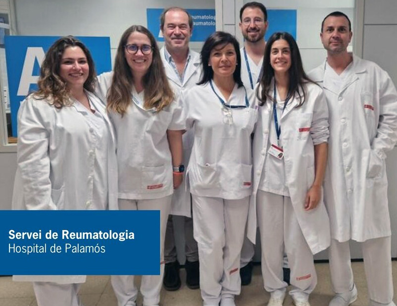 Personal del servei de reumatologia de l'hospital de Palamós (Foto. SSIBE).