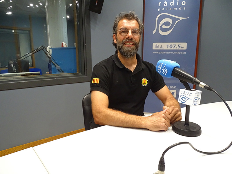 Alexan Weltz, portaveu de la CUP a l'Ajuntament de Palamós.