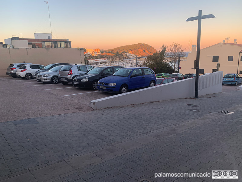 L'aparcament del Pedró.