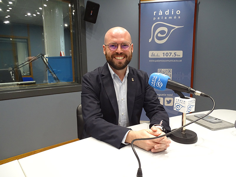 El regidor de Junts x Catalunya Palamós i Sant Joan, Raimon Trujillo.