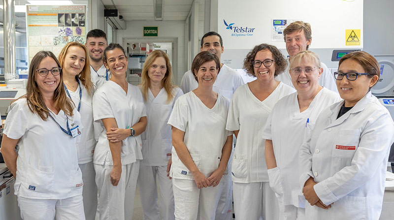 Professionals del Servei d’Anatomia Patolo?gica de l’Hospital de Palamo?s. (Foto: SSIBE).
