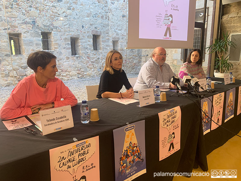La presentació de les activitats que es faran a benefici de La Marató s'han presentat avui al Castell de Calonge.