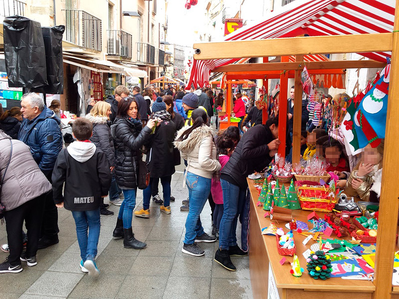 Imatge d'arxiu de la Fira Nadalenca de Palamós. (Foto: Ajuntament de Palamós).