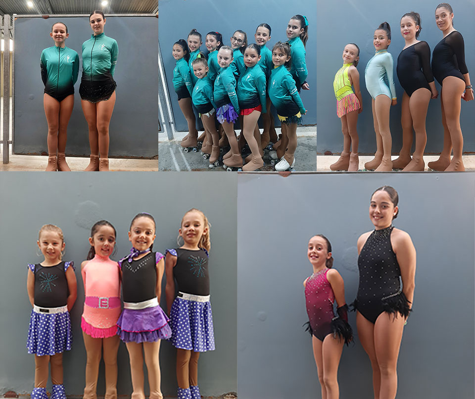 Patinadores del Patinatge Club Palamós, aquest passat cap de setmana. (Foto: Patinatge Club Palamós).