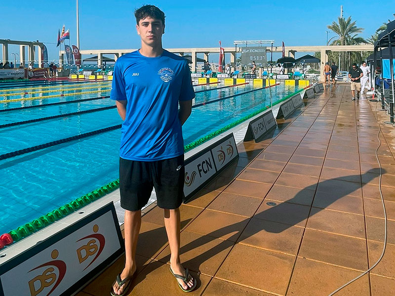 El nedador del Club Natació Palamós, Juli Sànchez. (Foto: Club Natació Palamós).
