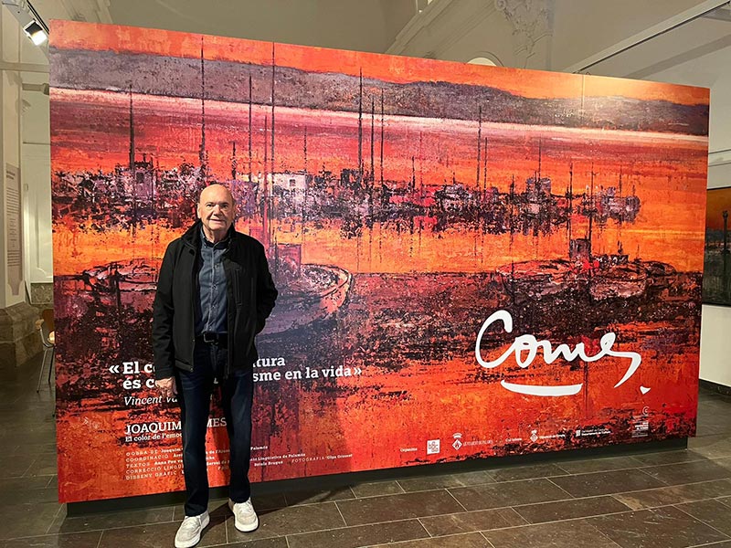L'exposició de Joaquim Comes estarà oberta fins al 25 de febrer de 2024. (Foto: Ajuntament de Palamós).