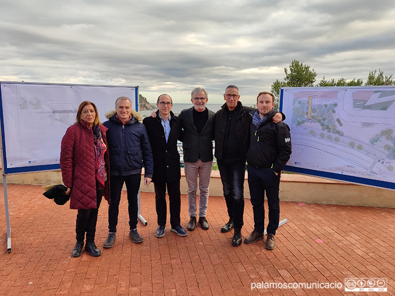 Presentació aquest matí del projecte d’instal·lació d’un ascensor a la plaça del Pedró.