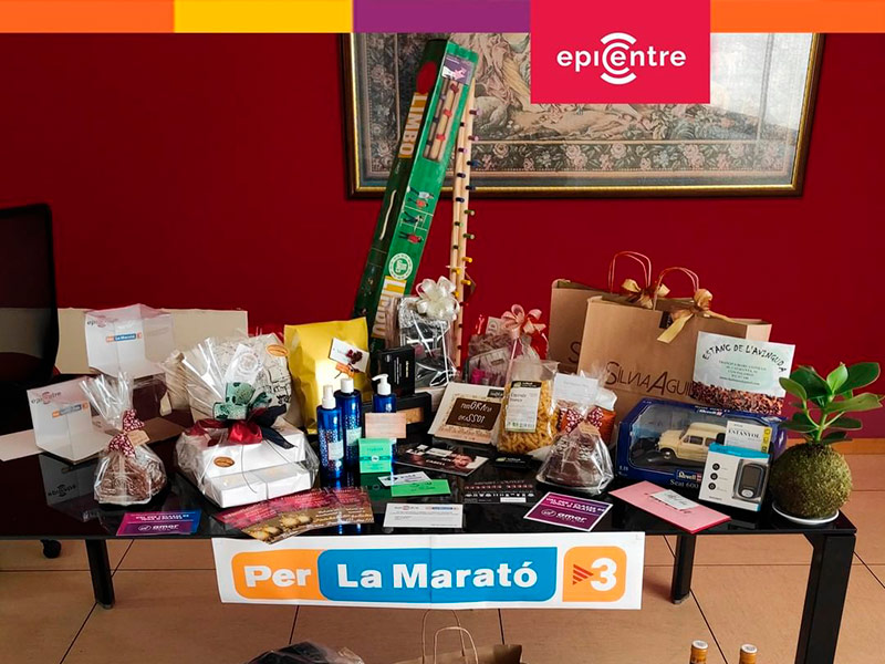 Epicentre col·labora un any més amb La Marató de TV3. (Foto: Epicentre Palamós).